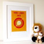 'My Sunshine' A4 Unframed P..