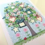 'Family Tree' A4 Unframed P..
