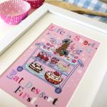 Pack of 2 A6 Postcard Print..