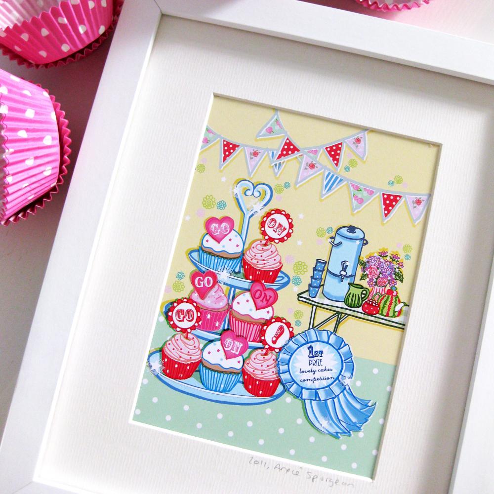 7X5 Mounted Print - 'Go On, Go On, Go On'