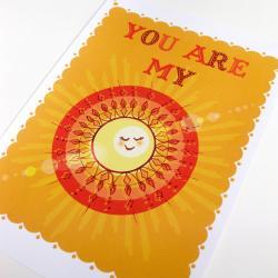 'My Sunshine' A4 Unframed Print