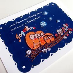 'Lucky Stars' A4 Unframed Print